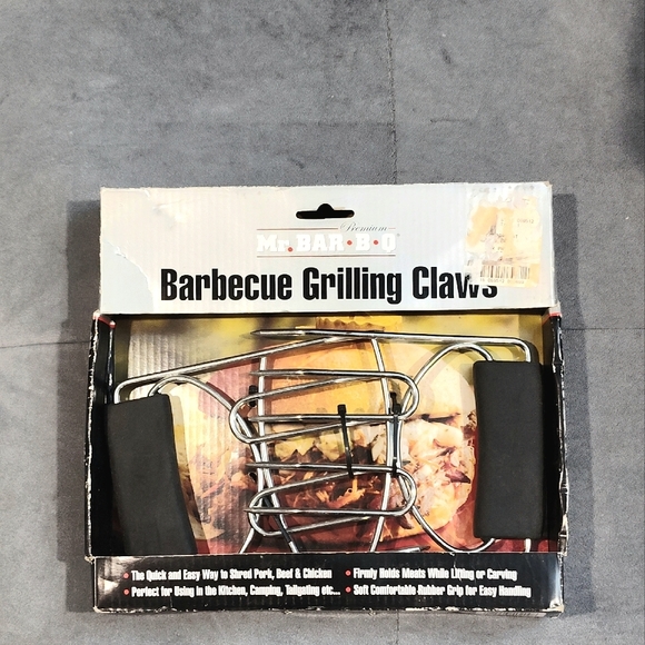 NEW MR. BAR-B-Q PREMIUM BARBECUE GRILLING CLAWS HOLD & SHRED PORK BEEF CHICKEN - Picture 5 of 5